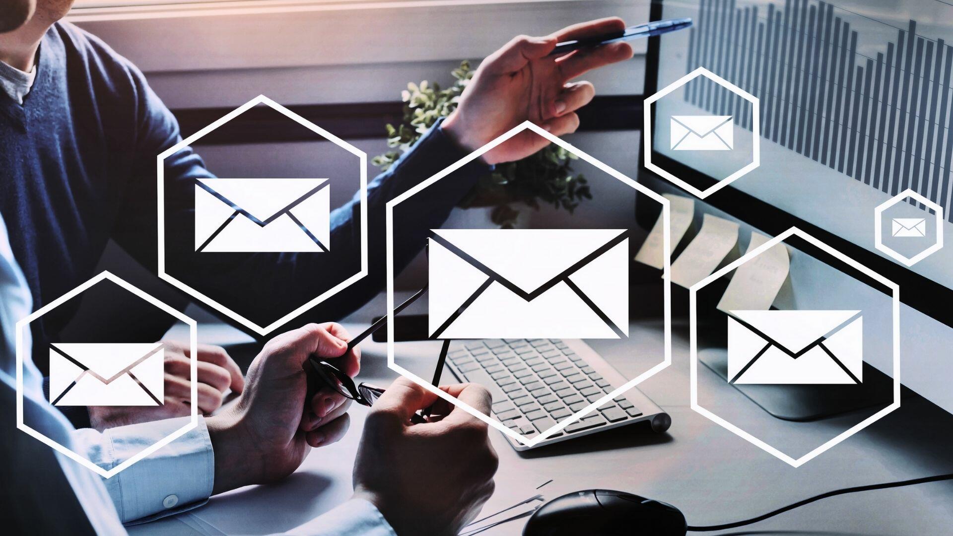 Risks from not controlling business emails when sent