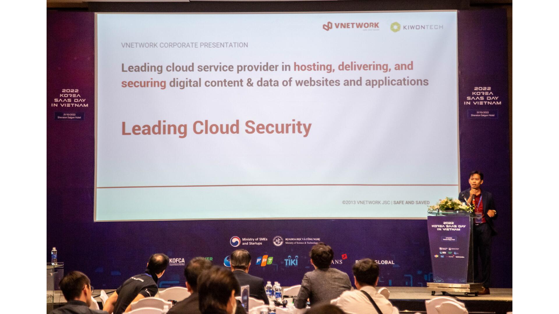 VNETWORK With Top Technology Organizations At 2022 Korea SaaS Day In Vietnam Event