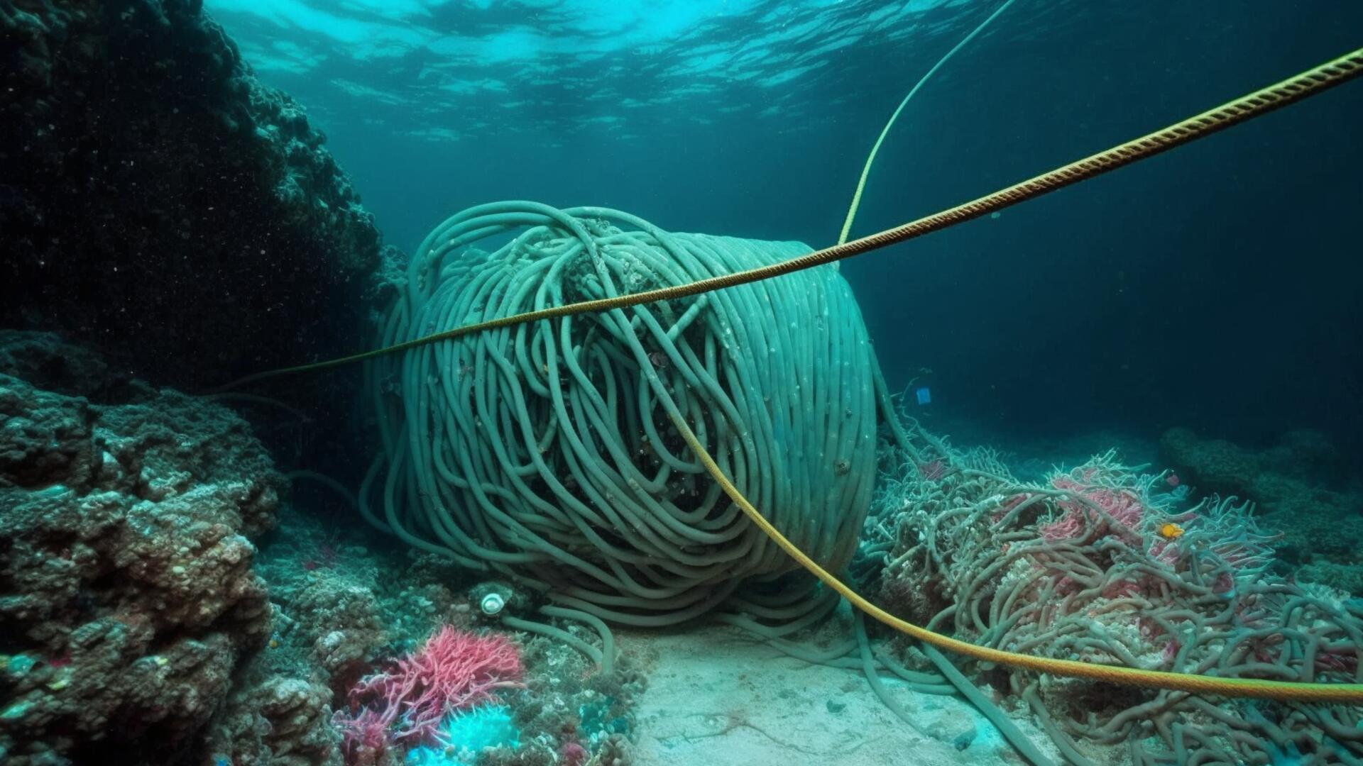 Undersea Rope The 5th undersea fiber optic cable has a problem